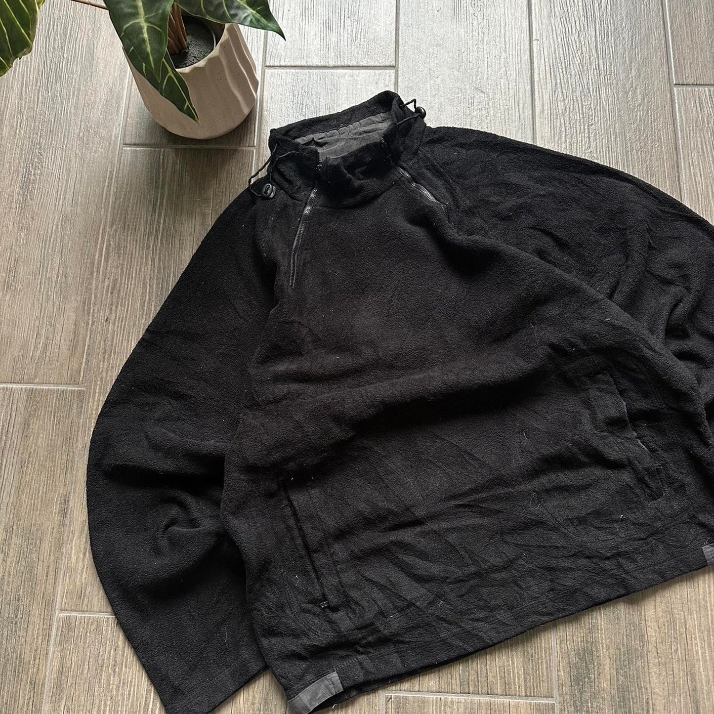 Surf style Y2k fleece baggy jumper L