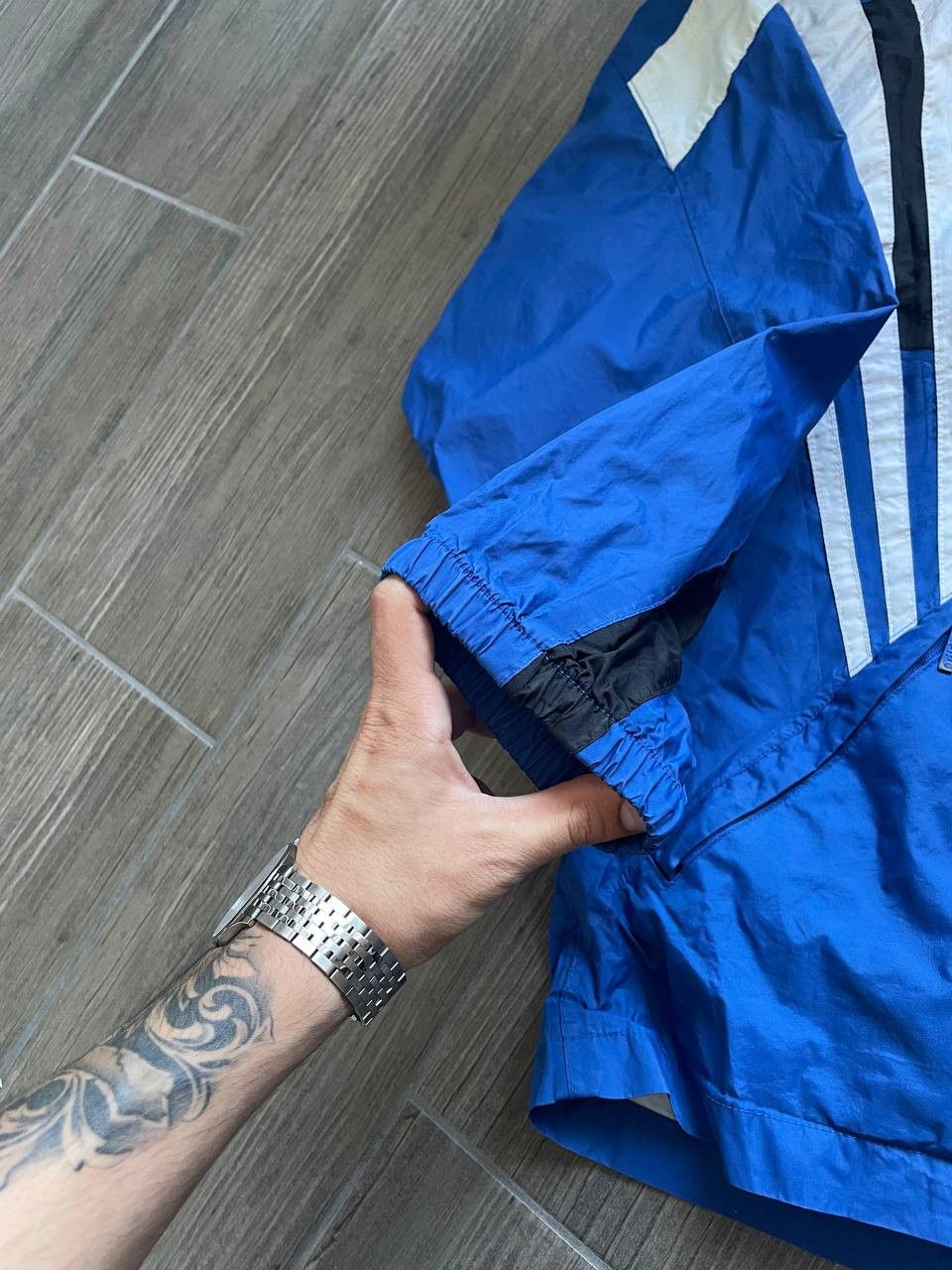 Adidas vintage light blue y2k jacket