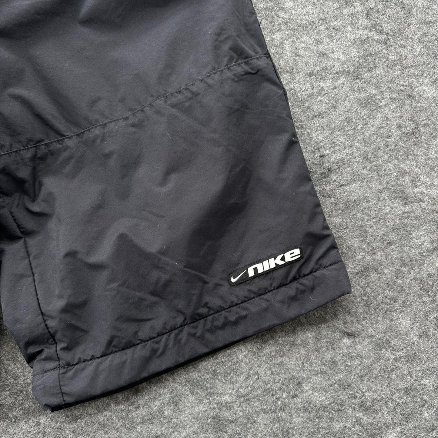 Y2k nike black baggy shorts