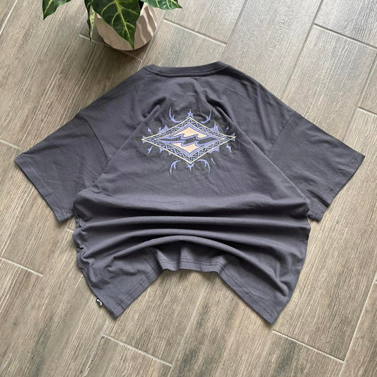 Billabong grey baggy surf y2k tee