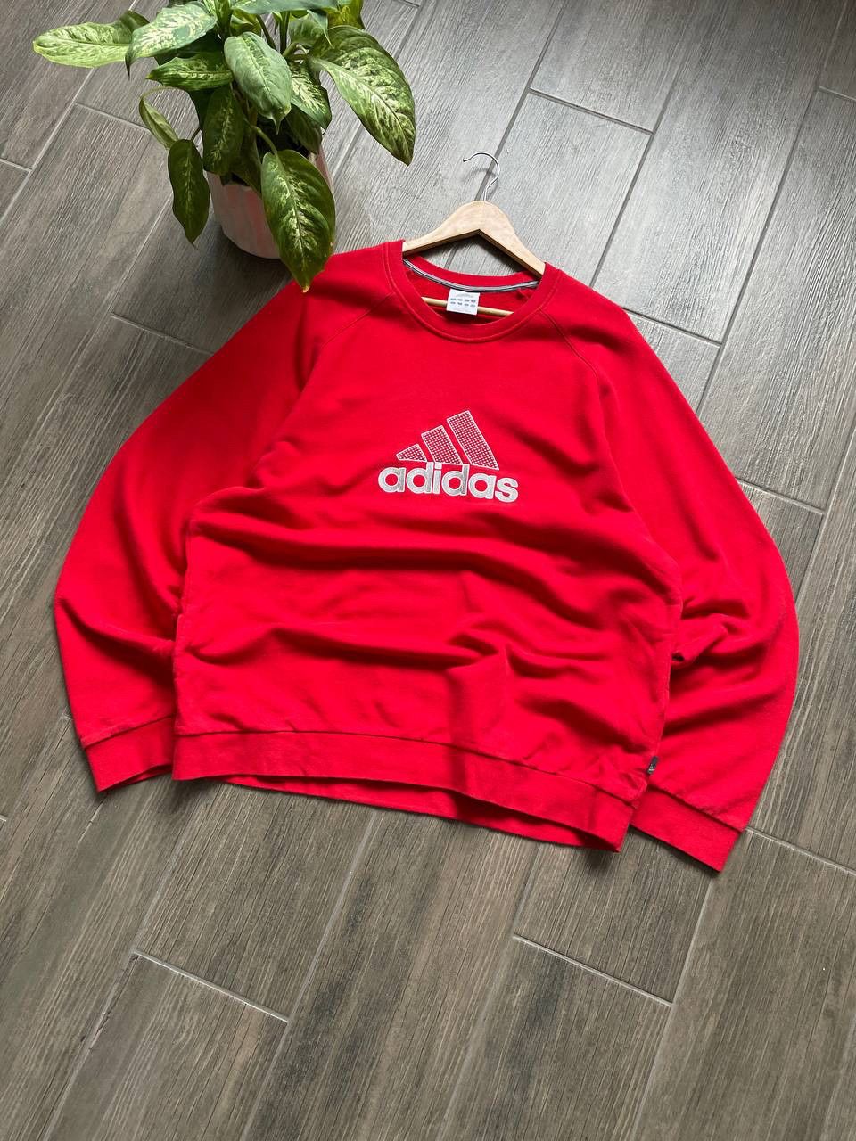 Adidas big logo y2k sweatshirt