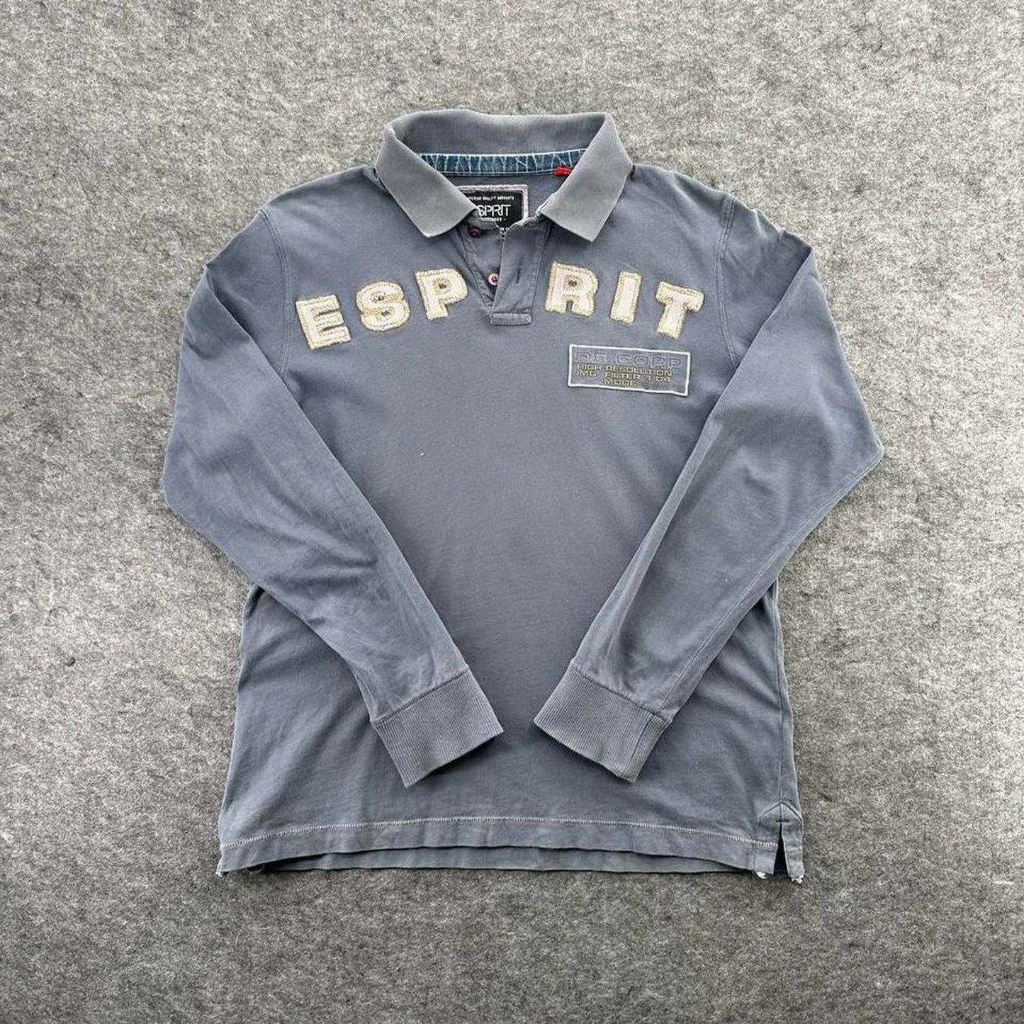 Y2k esprit long sleeve polo