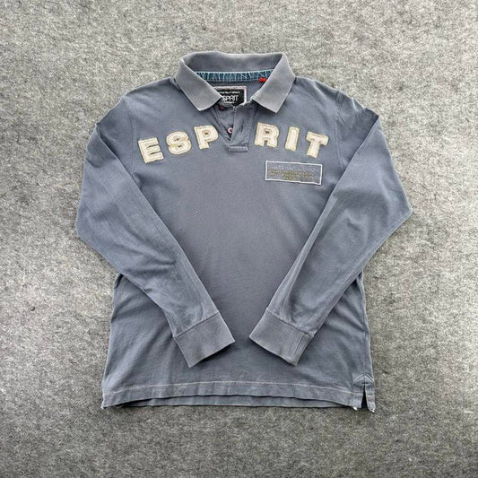 Y2k esprit long sleeve polo
