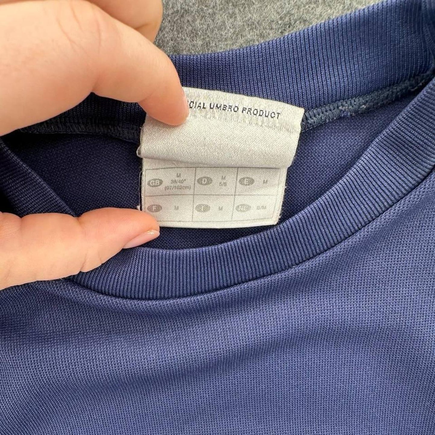 Umbro navy blue t shirt with
