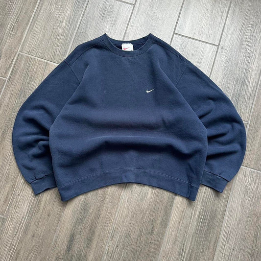 Nike oversized y2k swoosh M sweatshirt