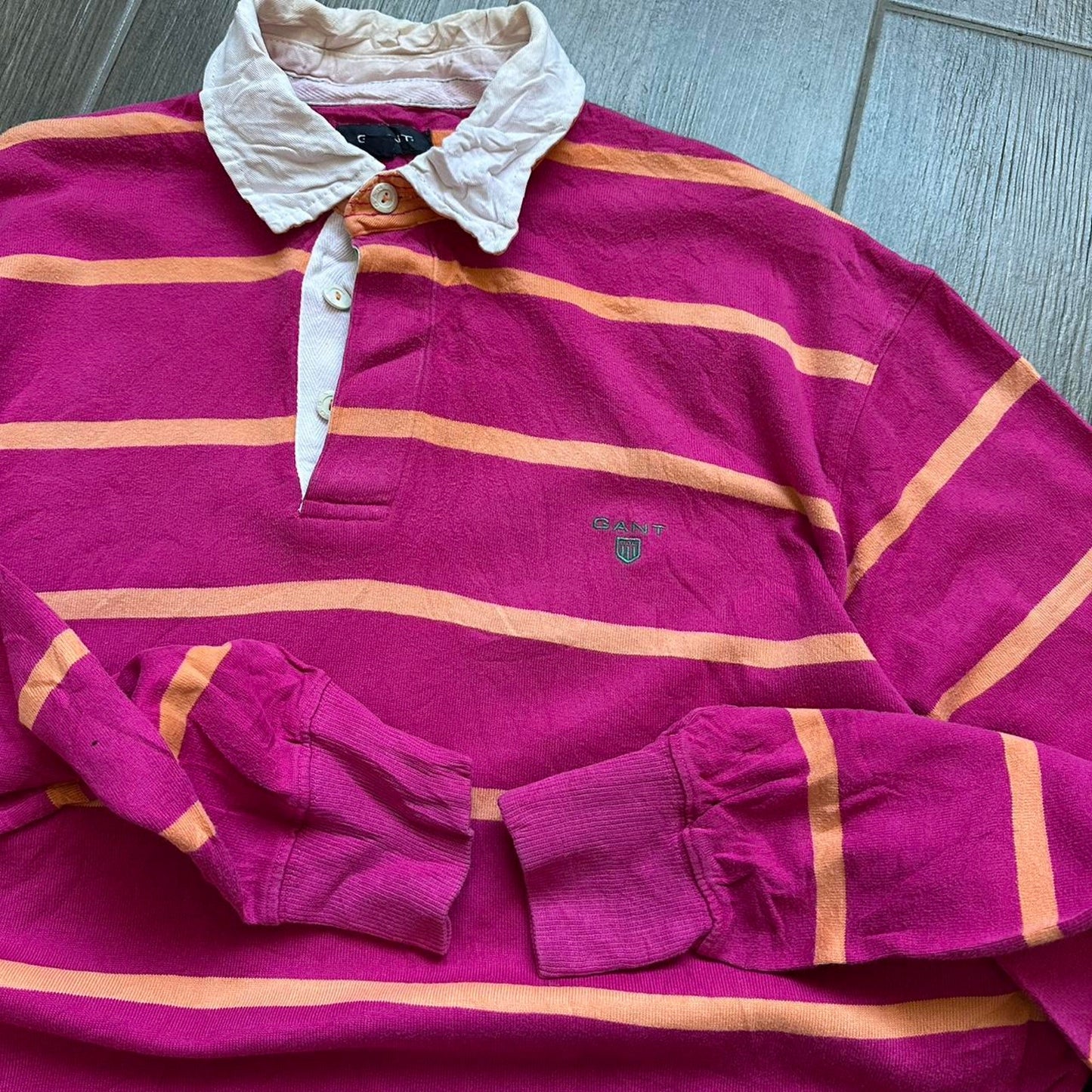 Gant vintage striped rugby sweatshirt