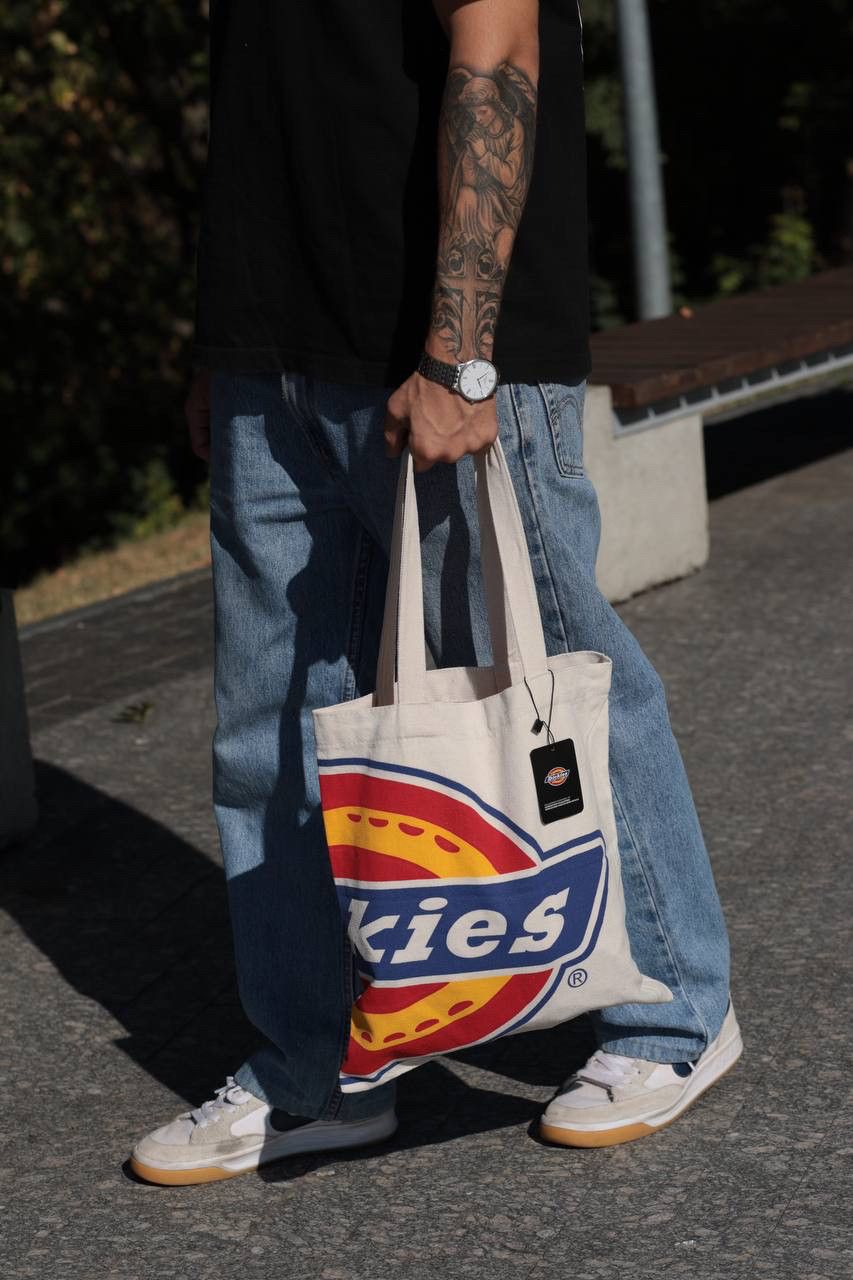 Dickies Big Logo Canvas Shopper Tote Bag