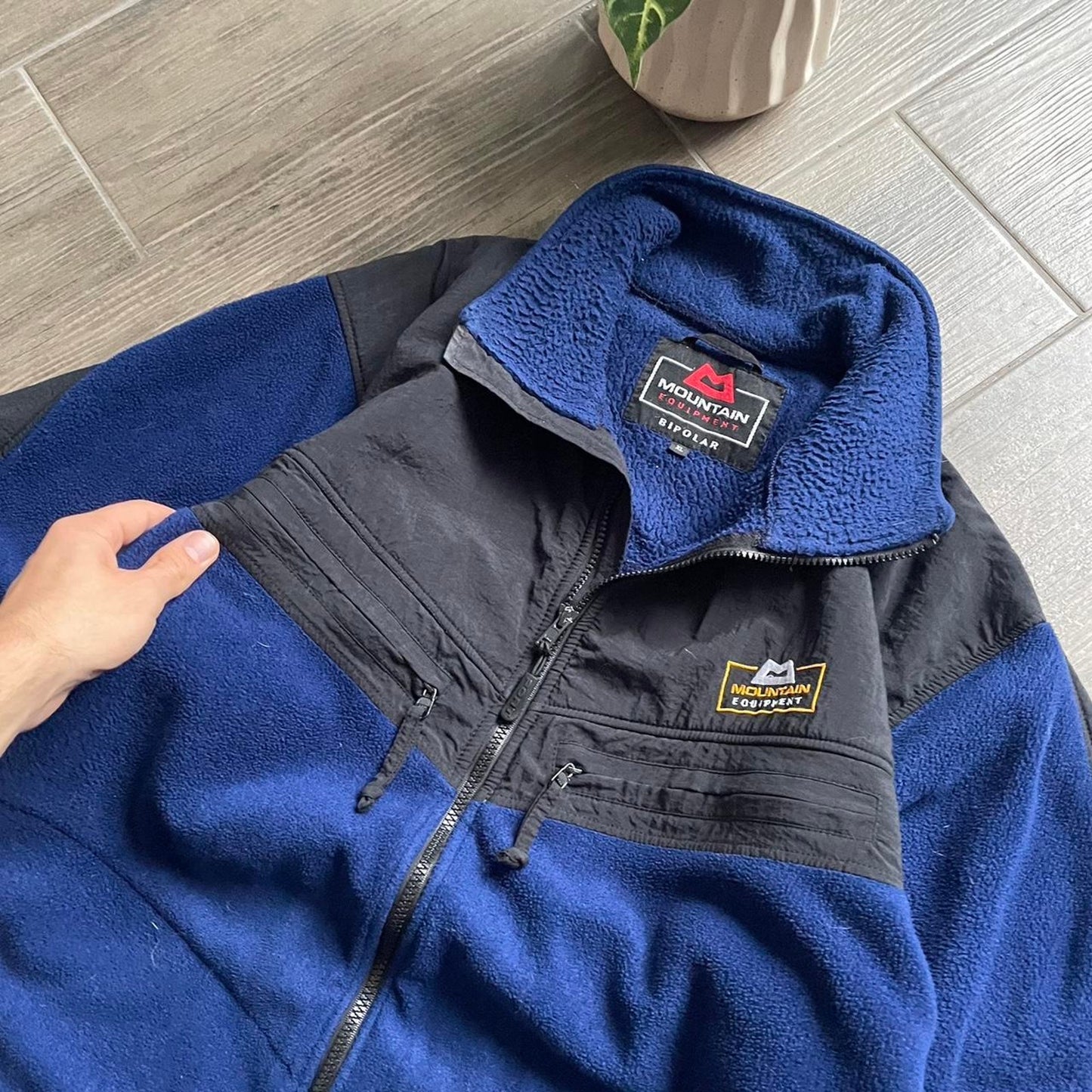 Mountain Equipment fleece zip winter y2k baggy XL jacket