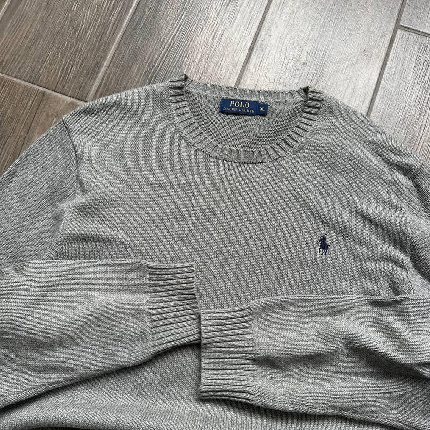 Polo Ralph Lauren knitted grey sweater