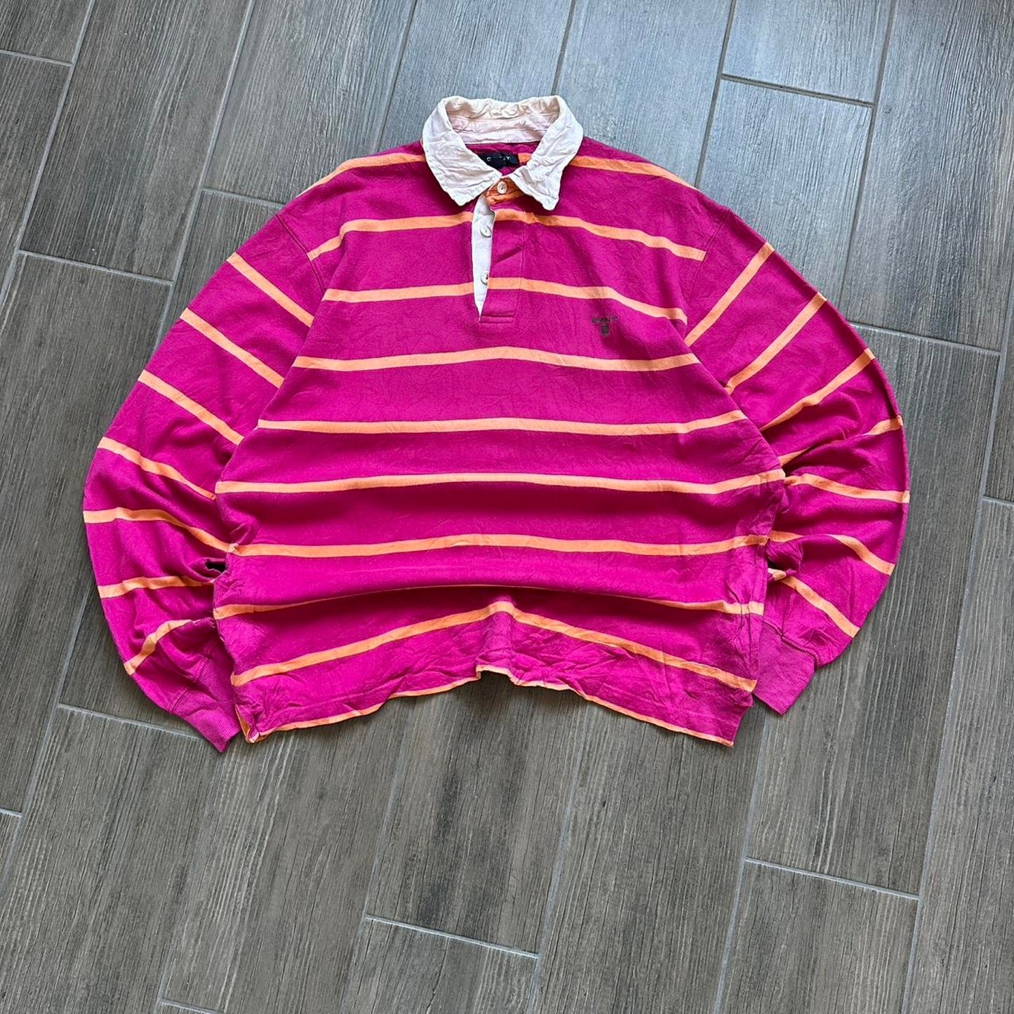 Gant vintage striped rugby sweatshirt