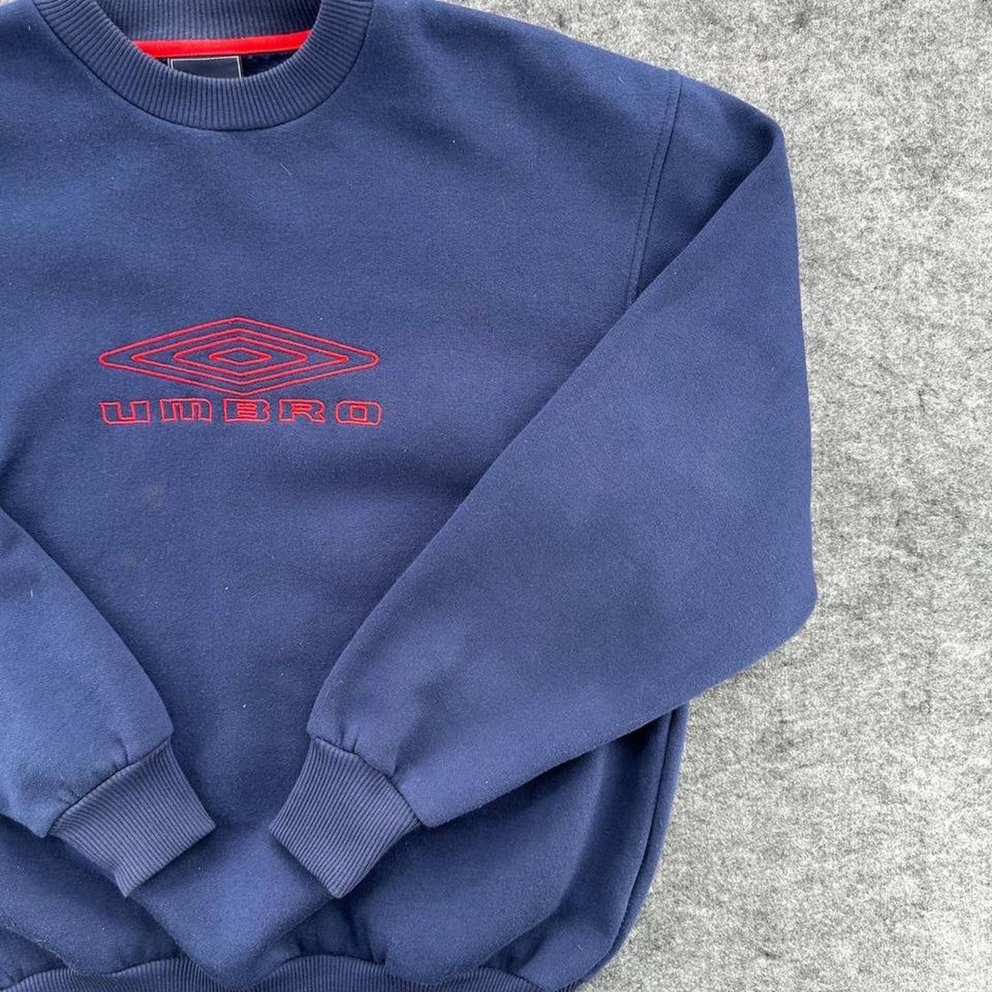 Y2k umbro navy blue crewneck