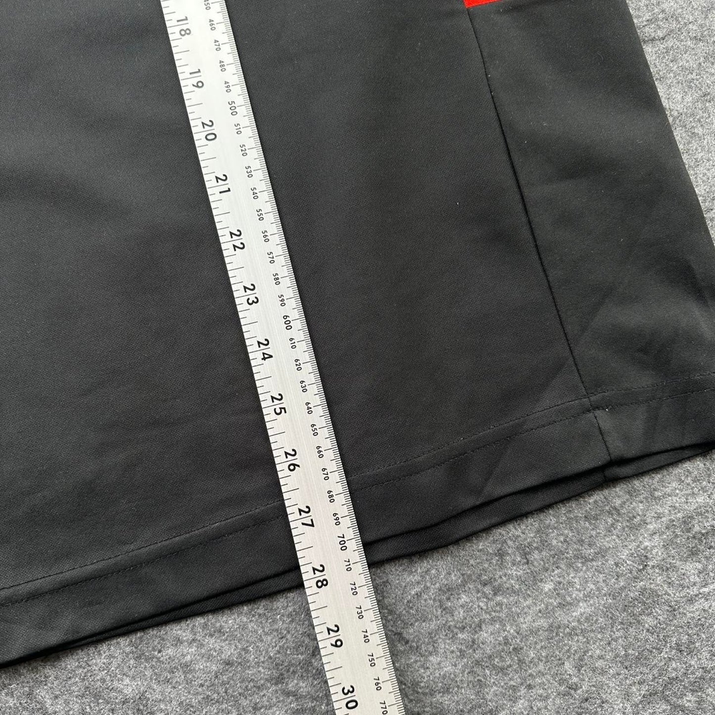 Lotto blackred soccer jersey with