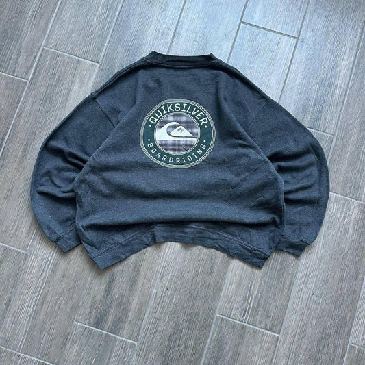 Quiksilver y2k surf wear baggy sweatshirt
