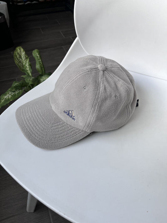 Adidas Vintage Y2K Beige Fleece Cap Hat