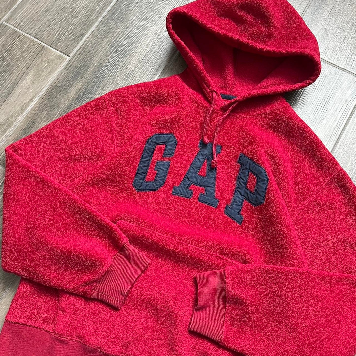 Gap fleece y2k travis style baggy hoodie