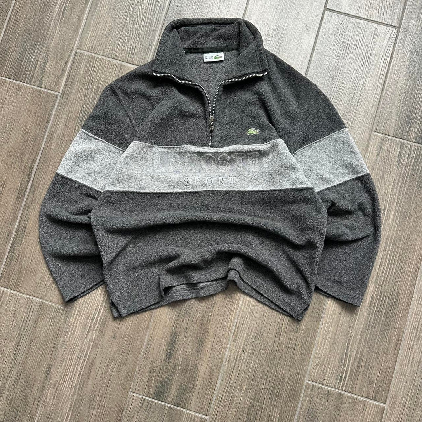 Lacoste vintage fleece jumper