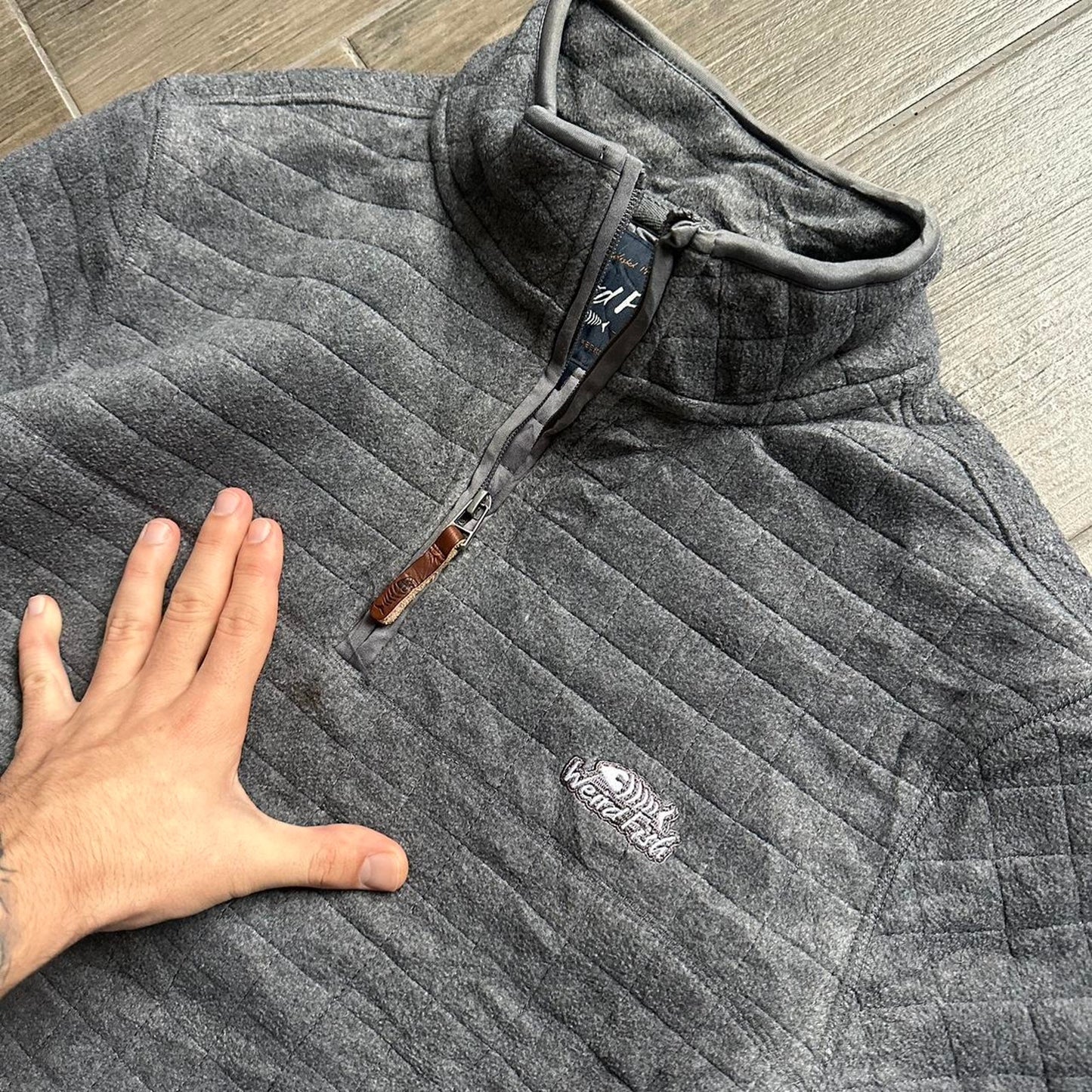 Weird Fish Y2K baggy surf jumper S