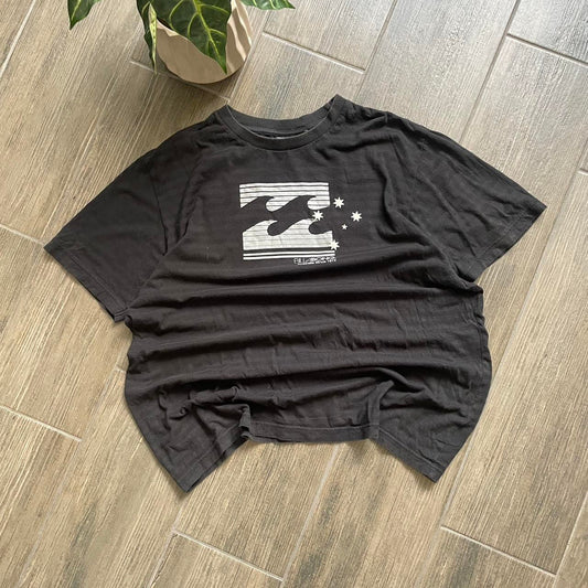 Billabong black baggy y2k tee