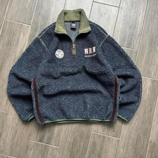 Napapijri teddy winter fleece y2k baggy jumper