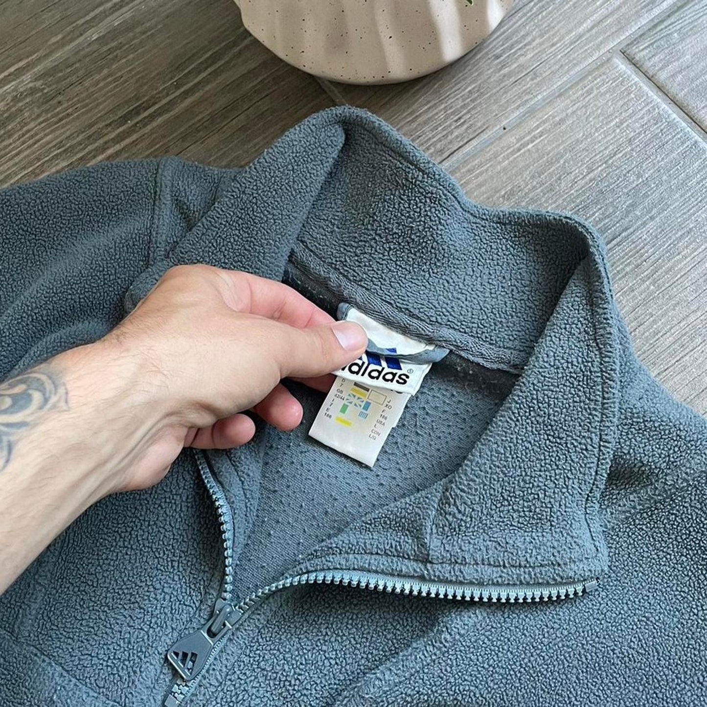 Adidas vintage baggy jumper