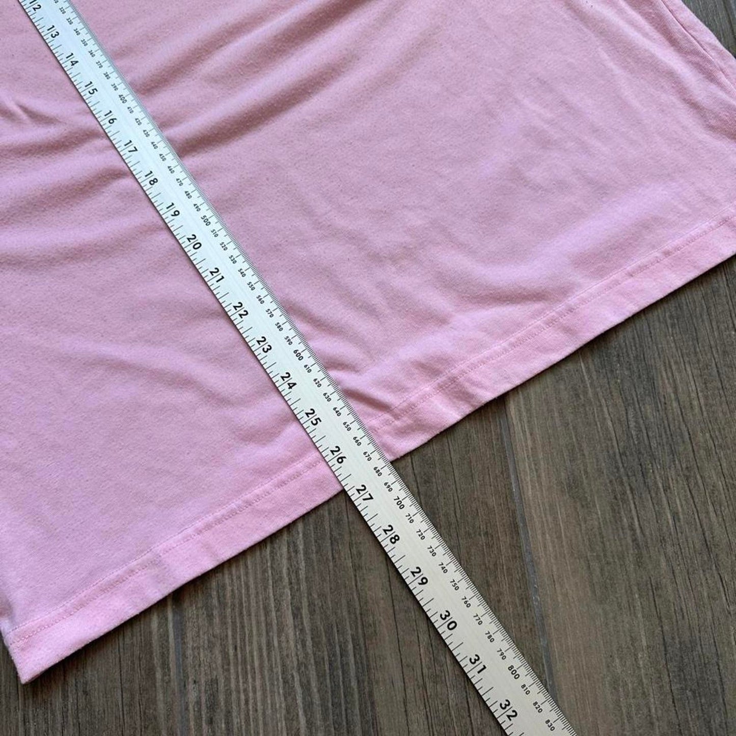 Pink UMBRO tee with embroidered logo