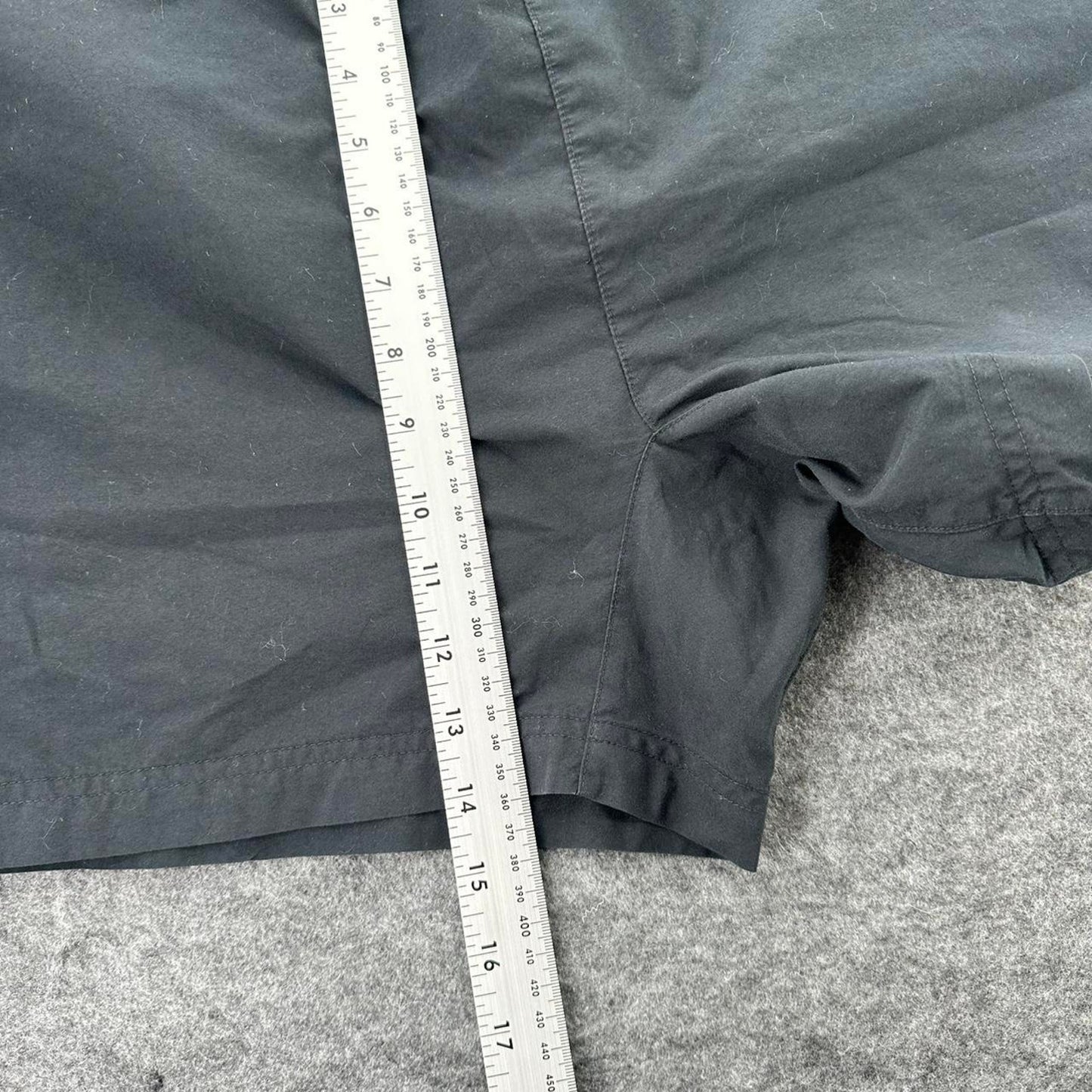 Nike black shorts with white