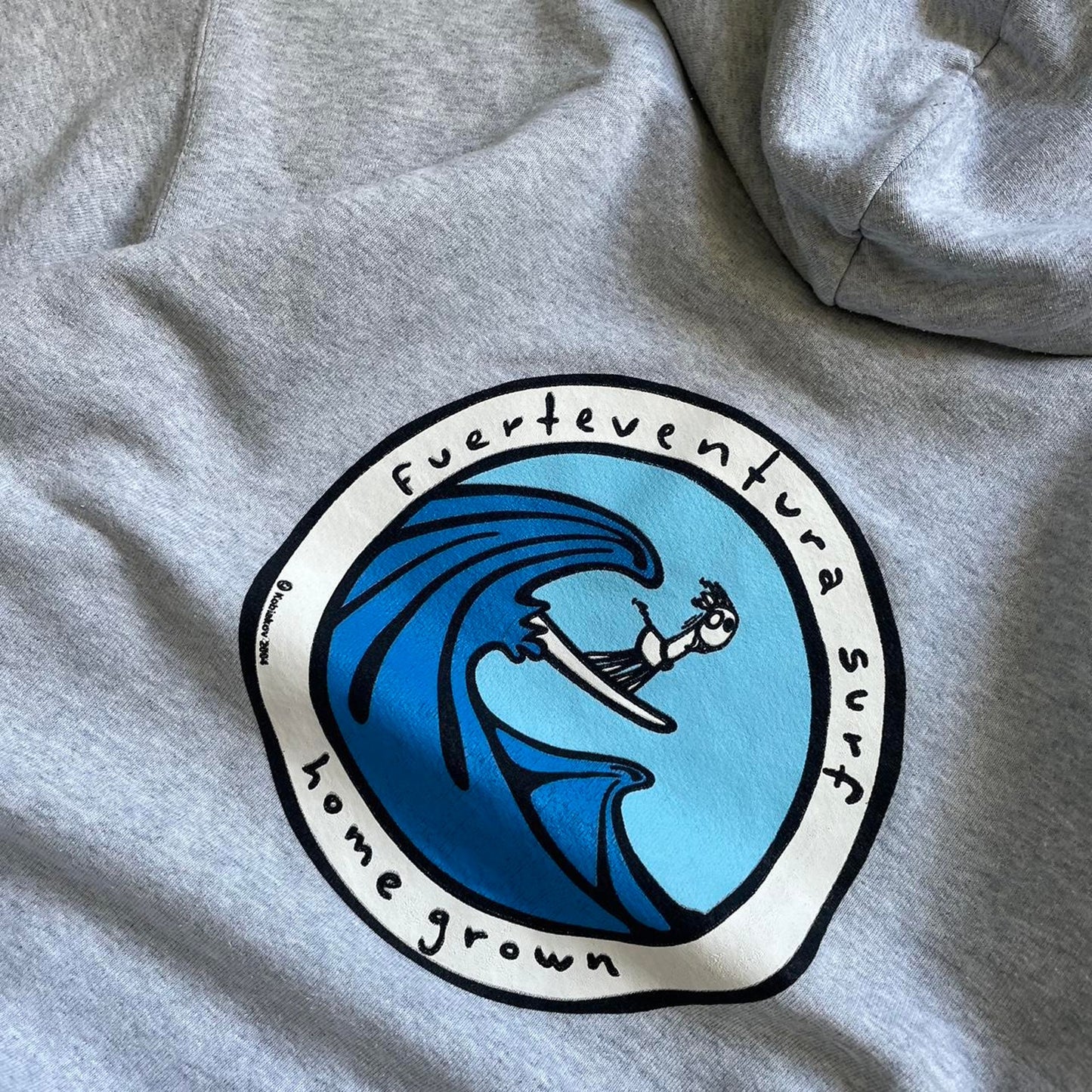 Vintage surf style hoodie