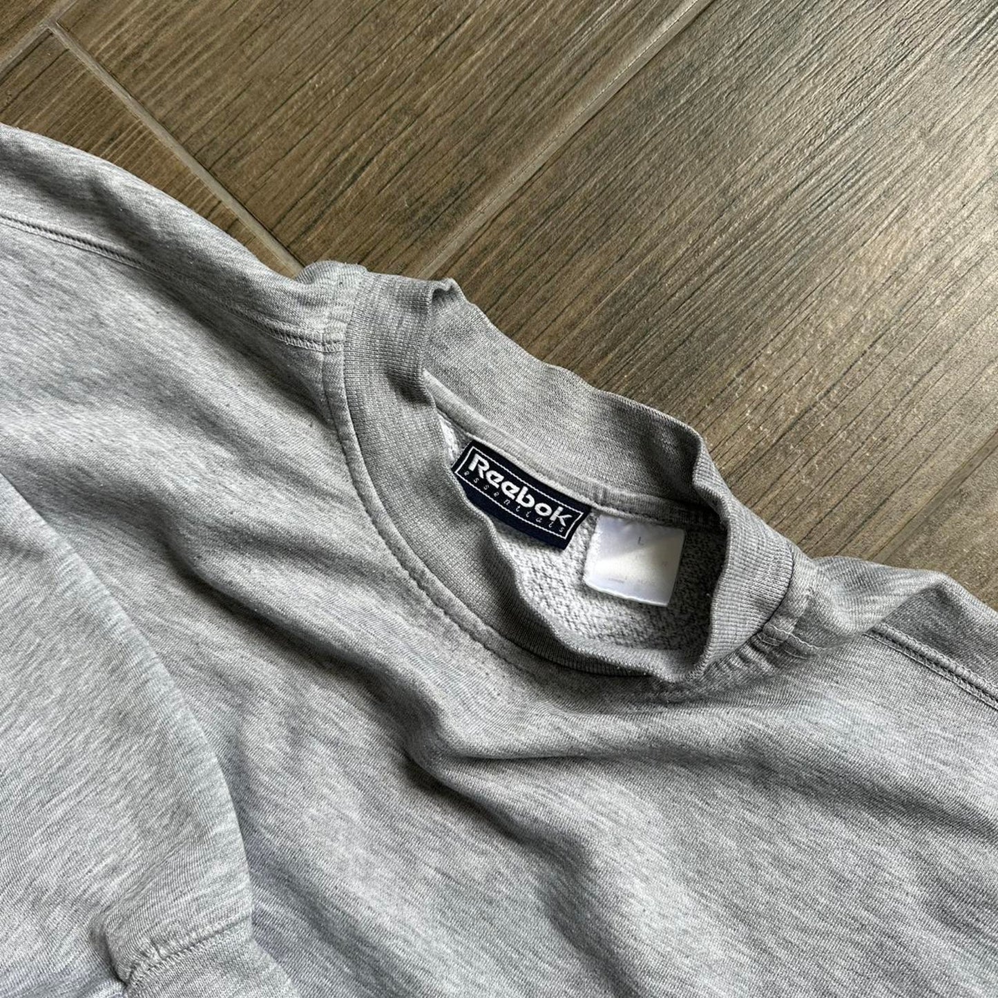 Grey reebok crewneck sweatshirt