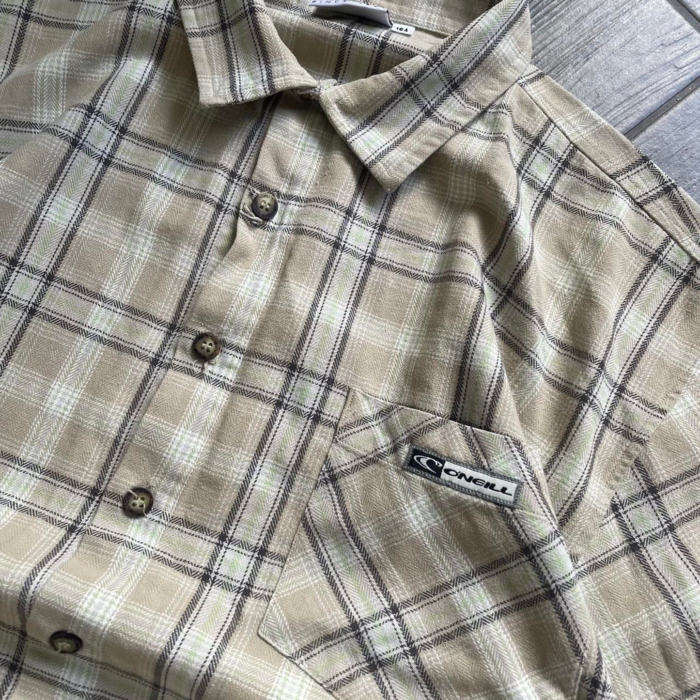 Oneill flannel y2k surf shirt