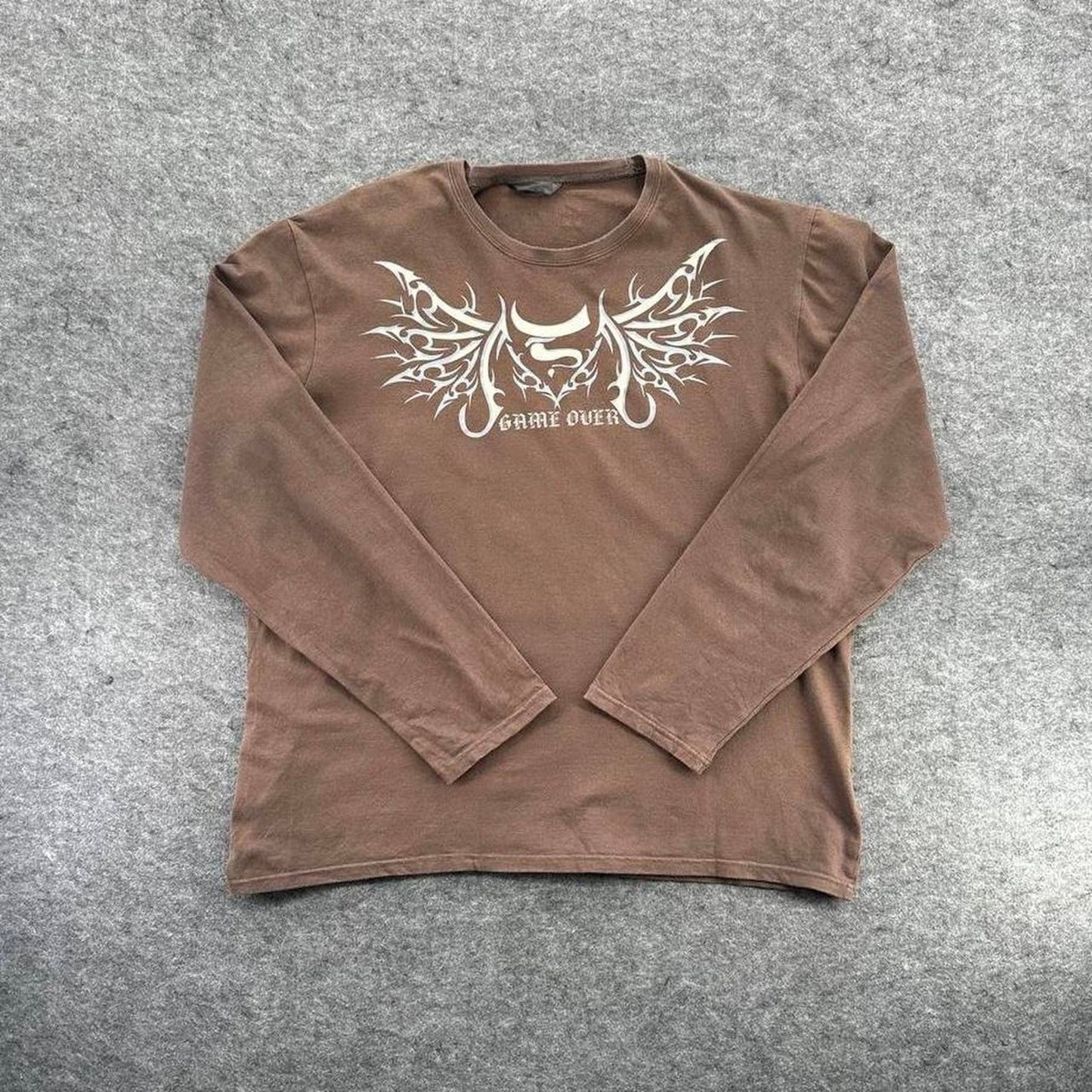 Y2k brown game over long