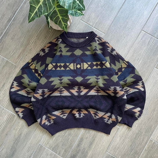 Vintage grandpacore made in Italy winter jumper