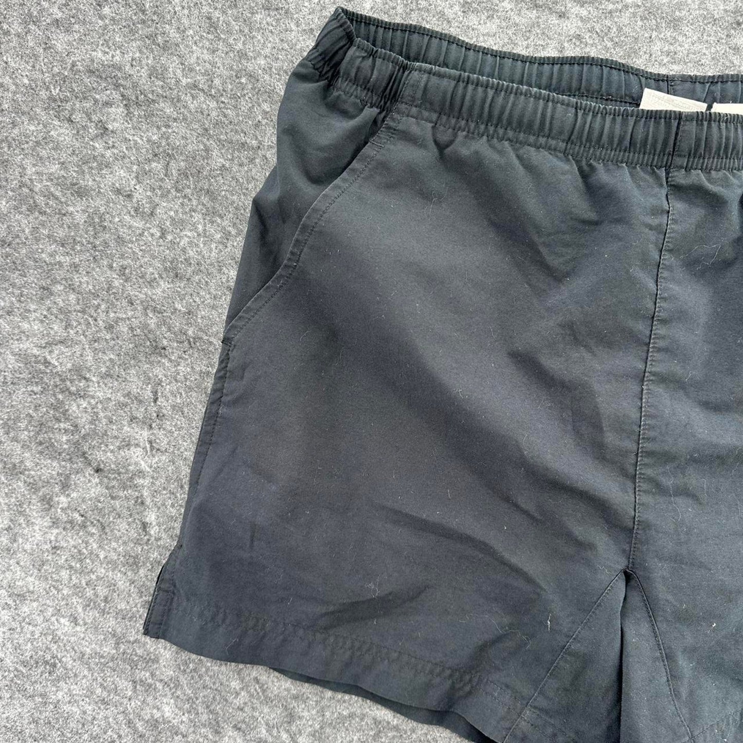 Nike black shorts with white