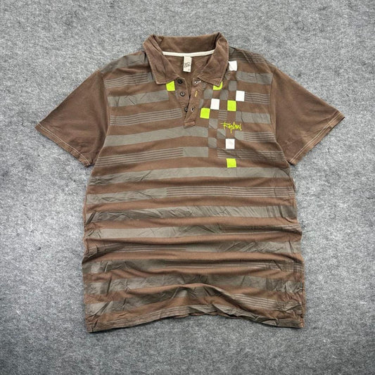 Rip Curl Brown Vintage Polo Shirt