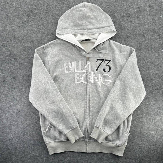 Billabong Grey Zip-Up Hoodie