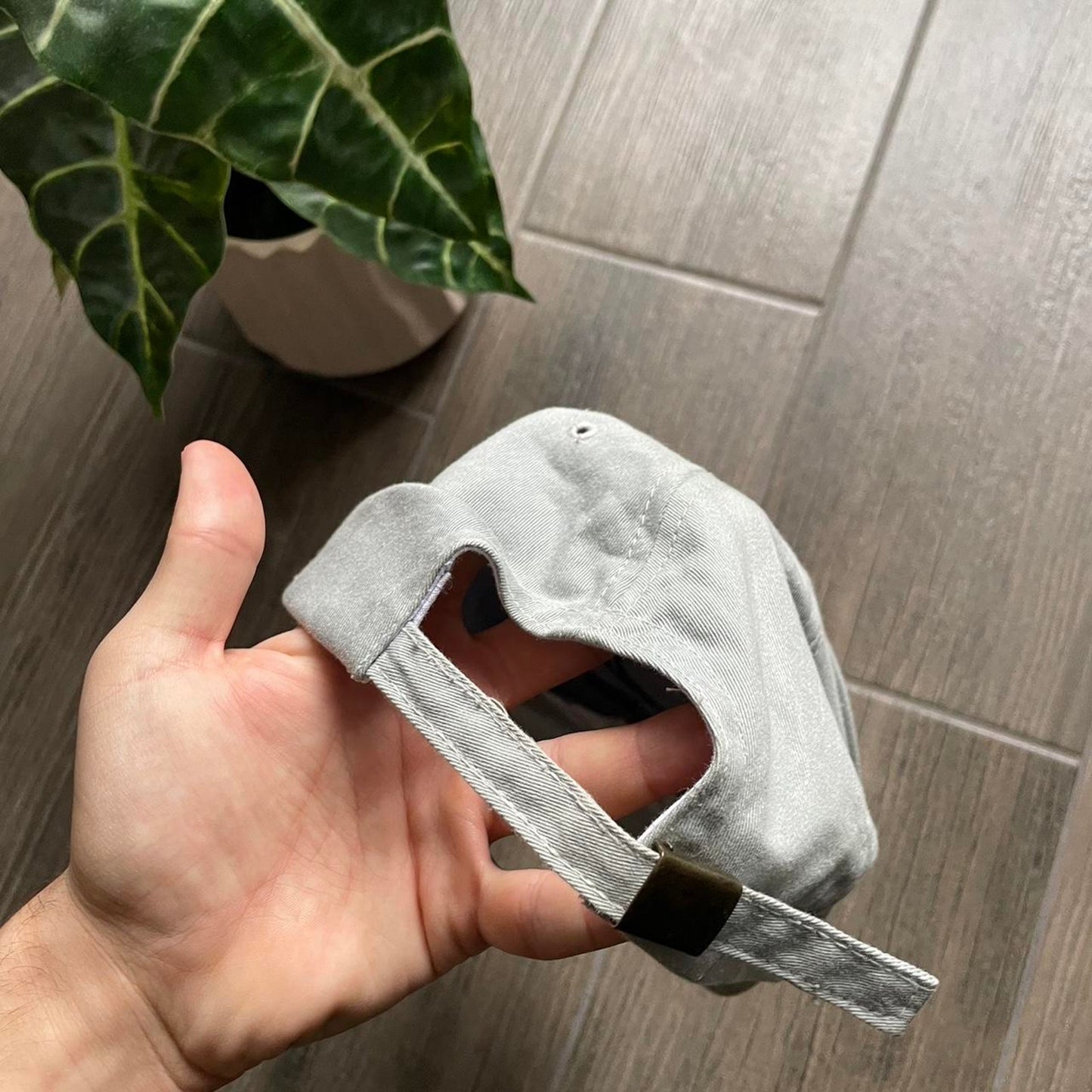 Vintage grey streetwear y2k cap