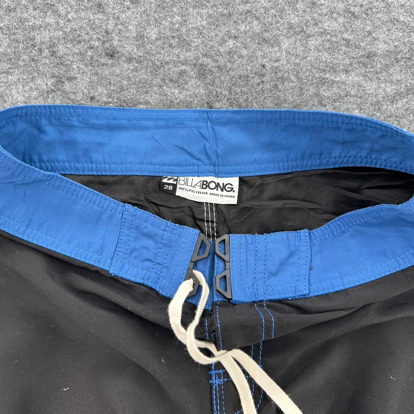 Billabong black blue polyester