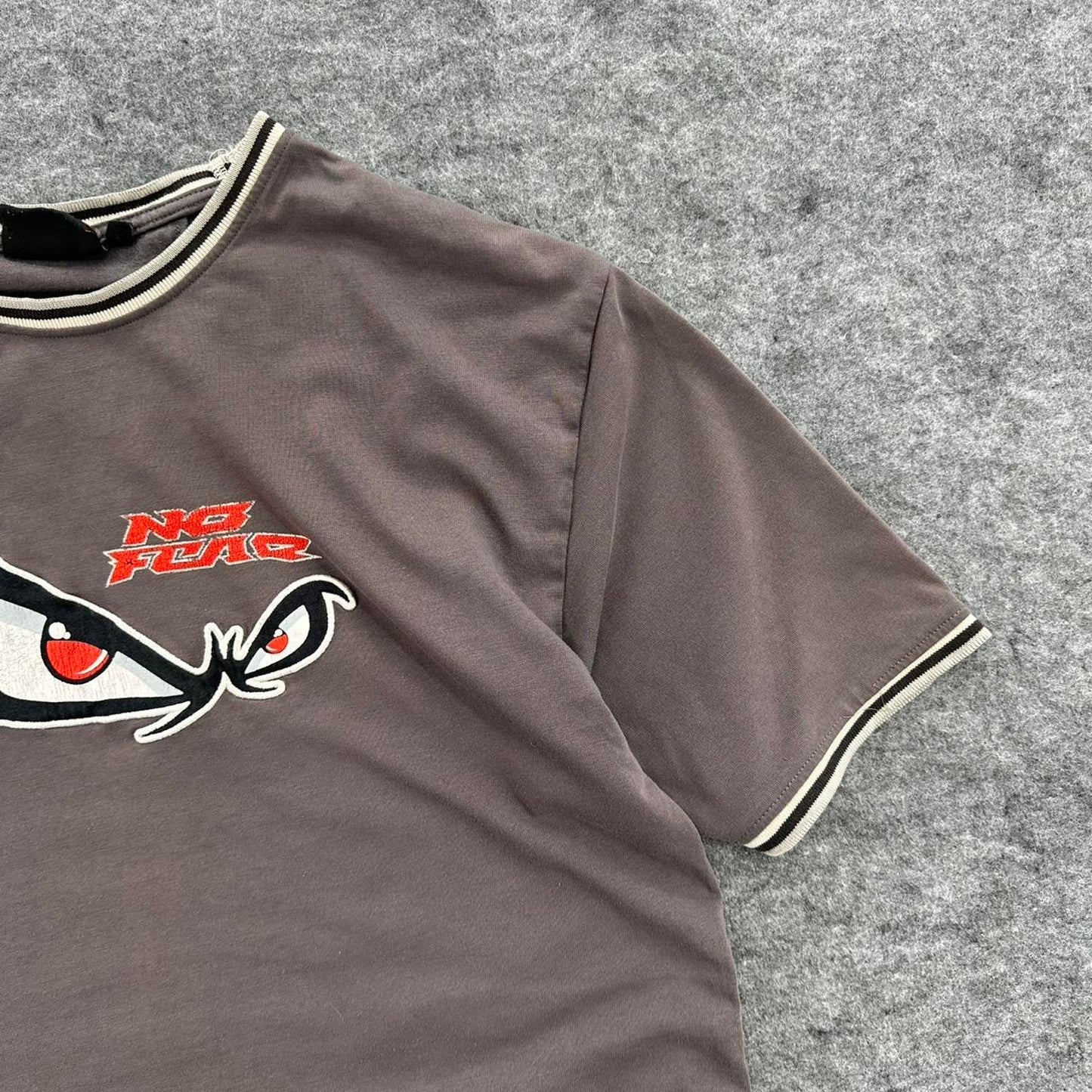 Brown no fear t shirt with