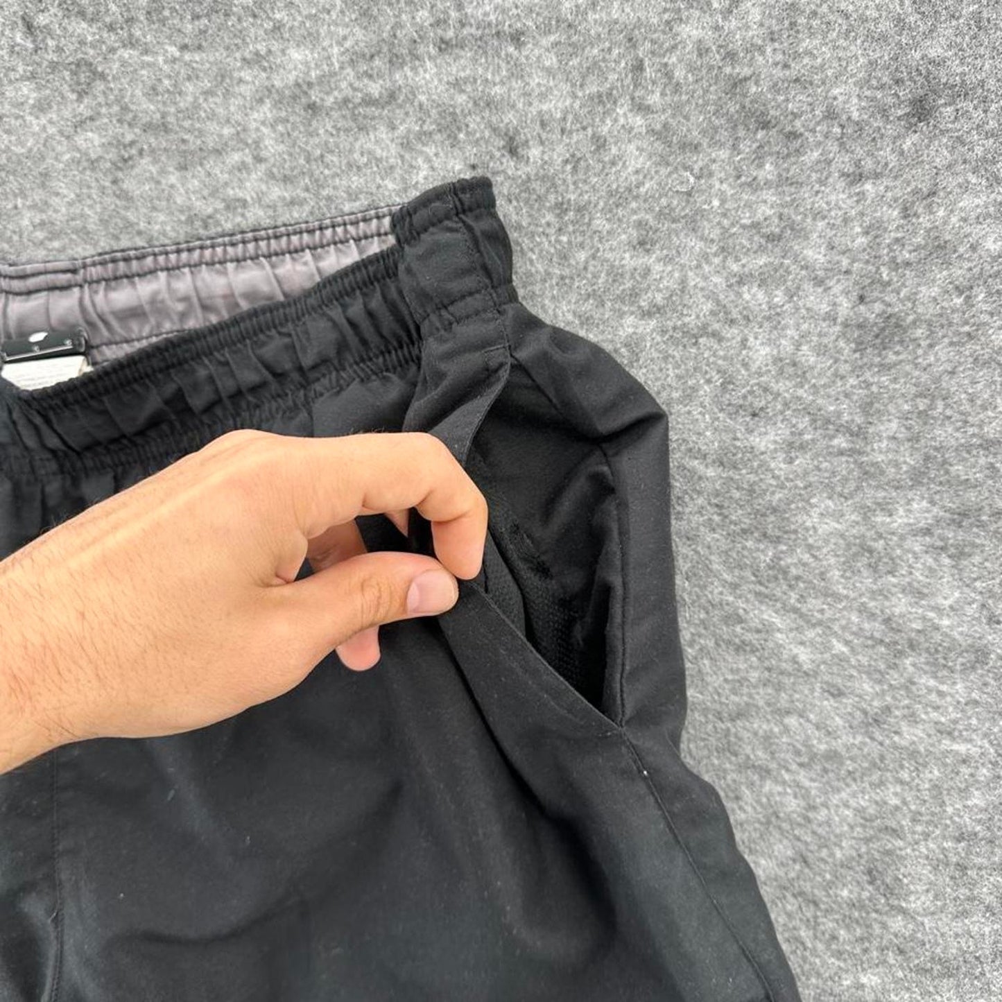 Nike black running shorts with