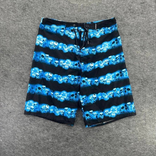 Surfanic blue skull board shorts