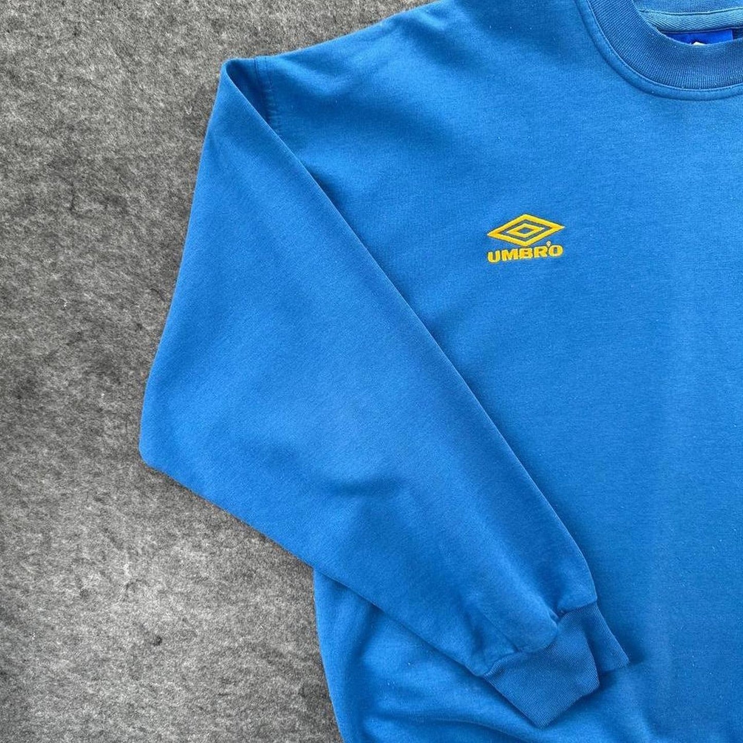 90s umbro blue crewneck sweatshirt