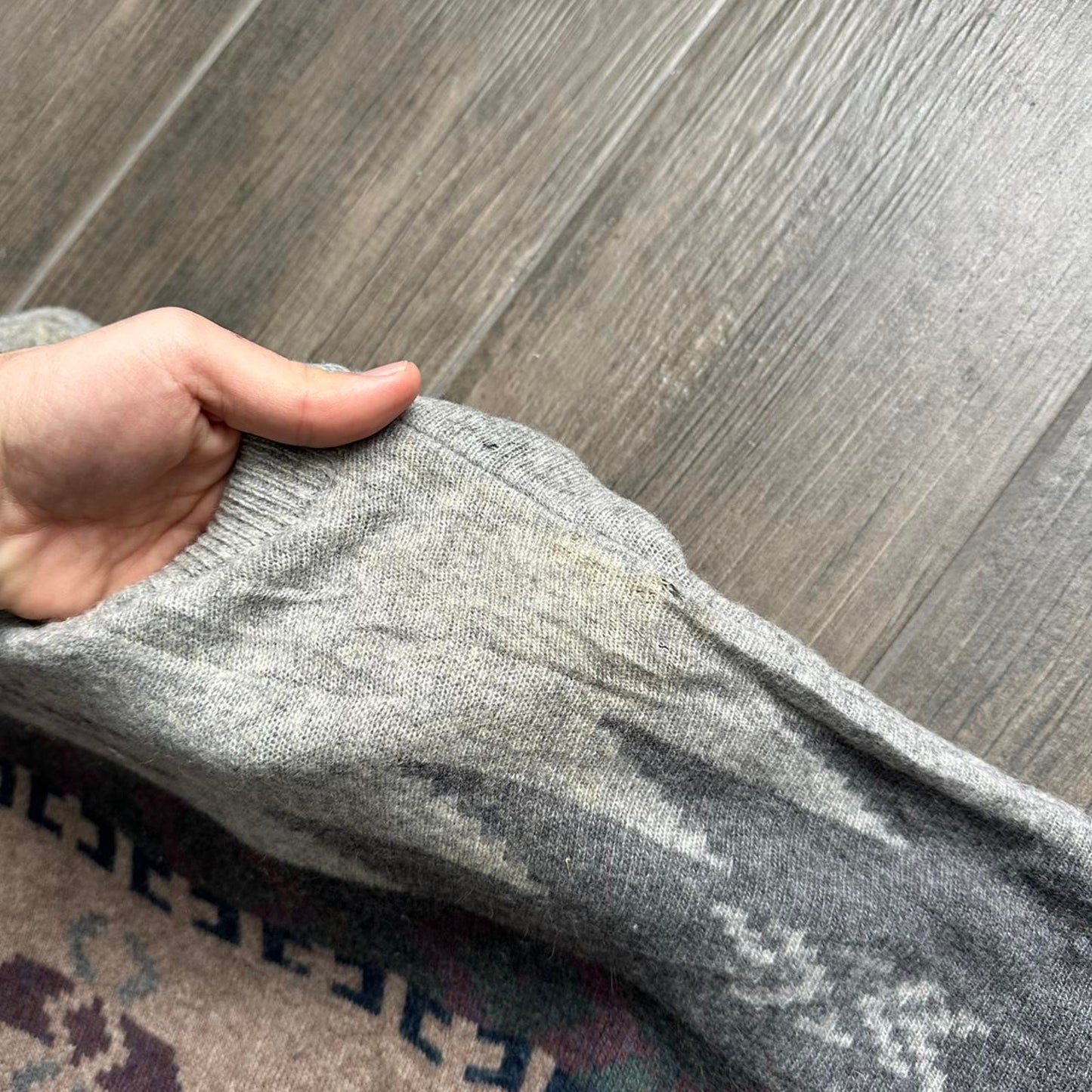 90s Aztec Patterned knit made in Spain sweater