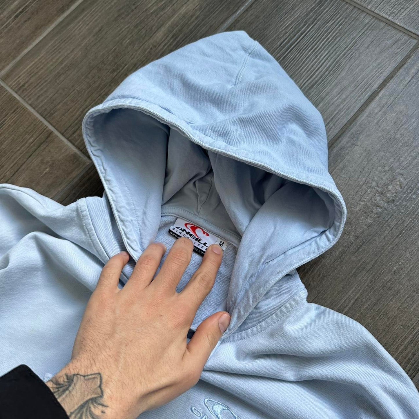 Oneill blue baggy surf-wear hoodie