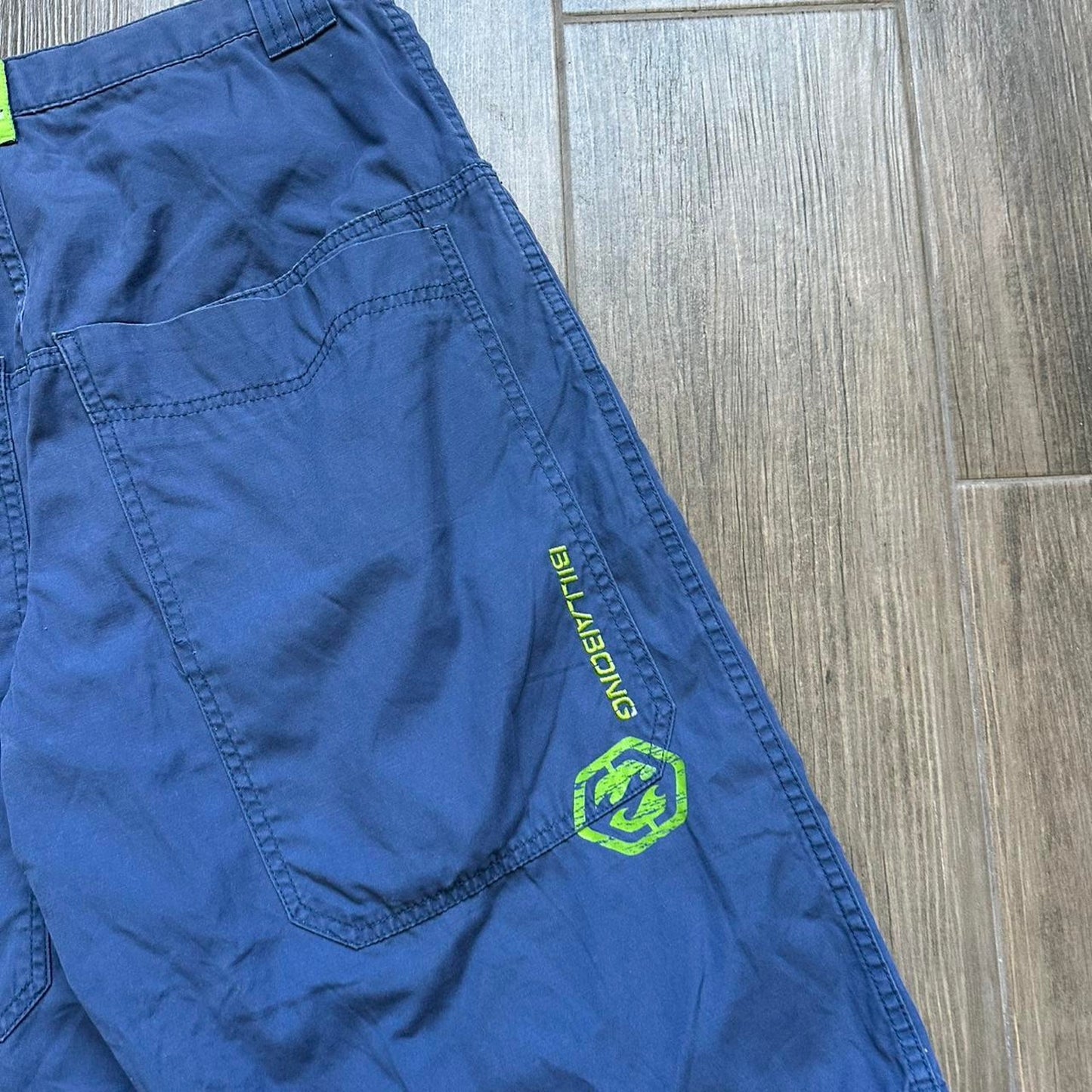 Billabong navy blue baggy shorts