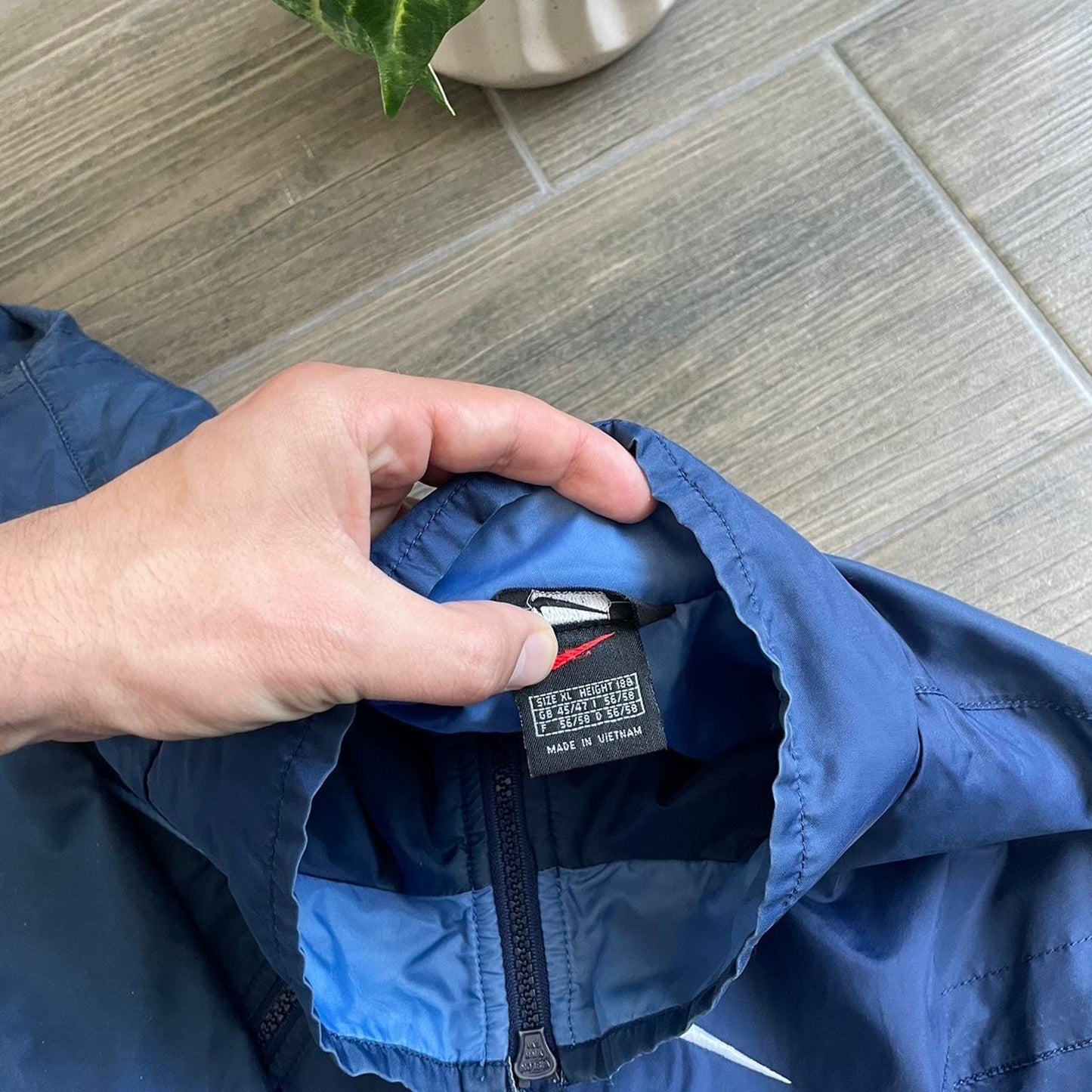 Nike nylon y2k baggy vintage jacket