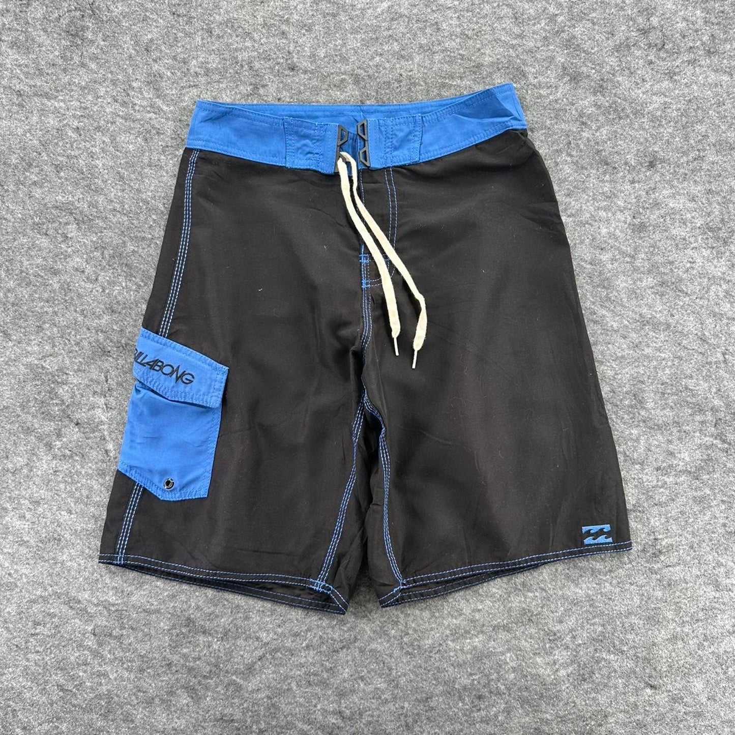 Billabong black blue polyester