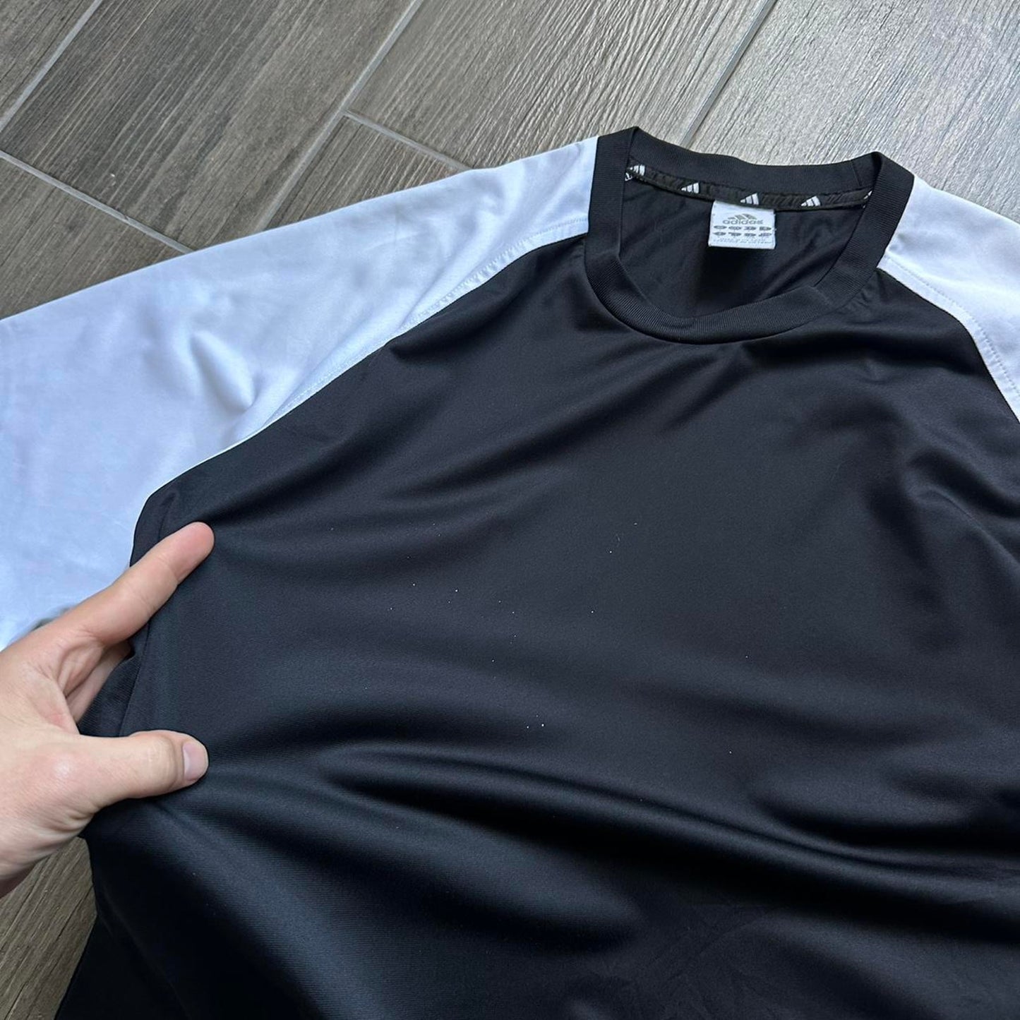 Adidas black and white jersey