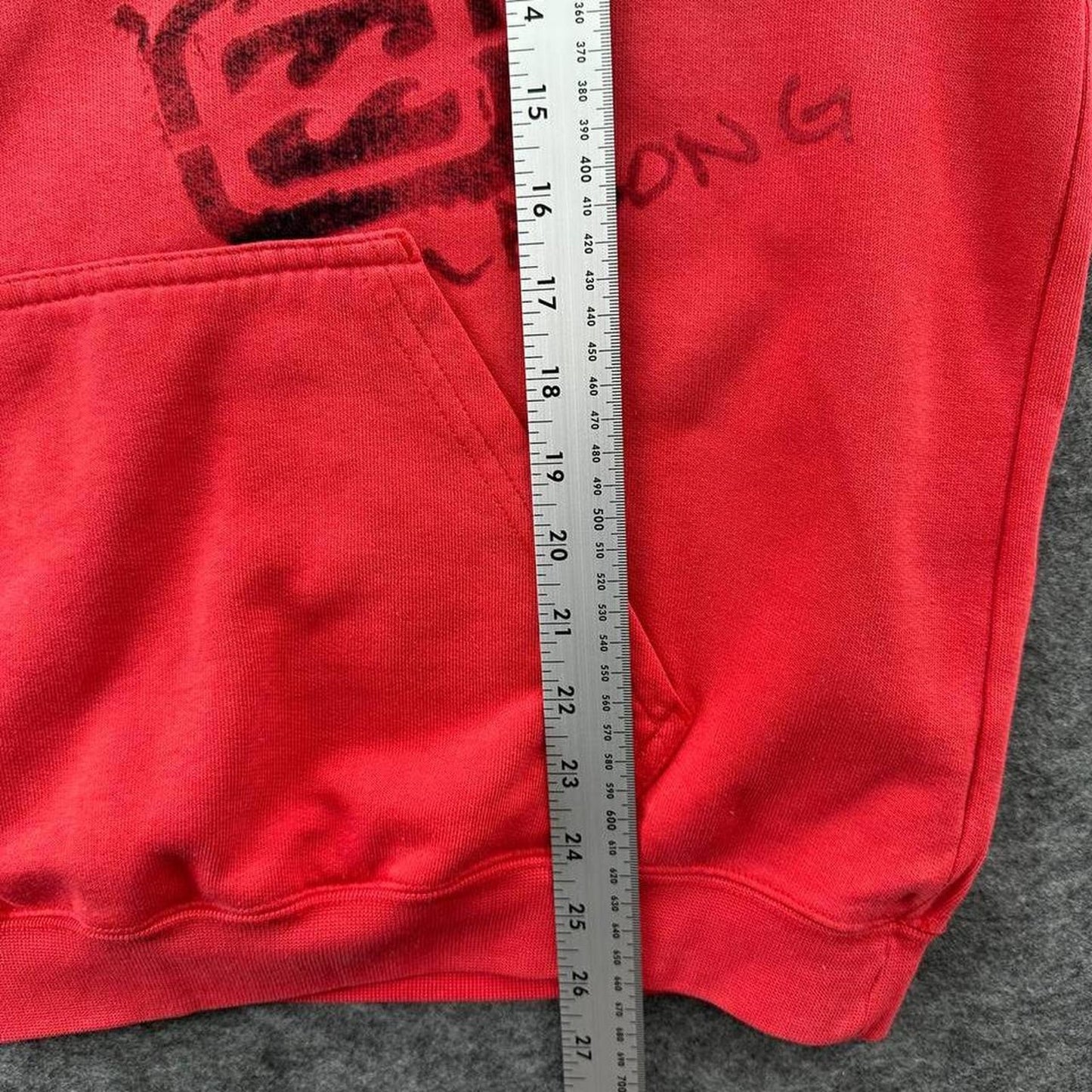 Billabong red hoodie with black