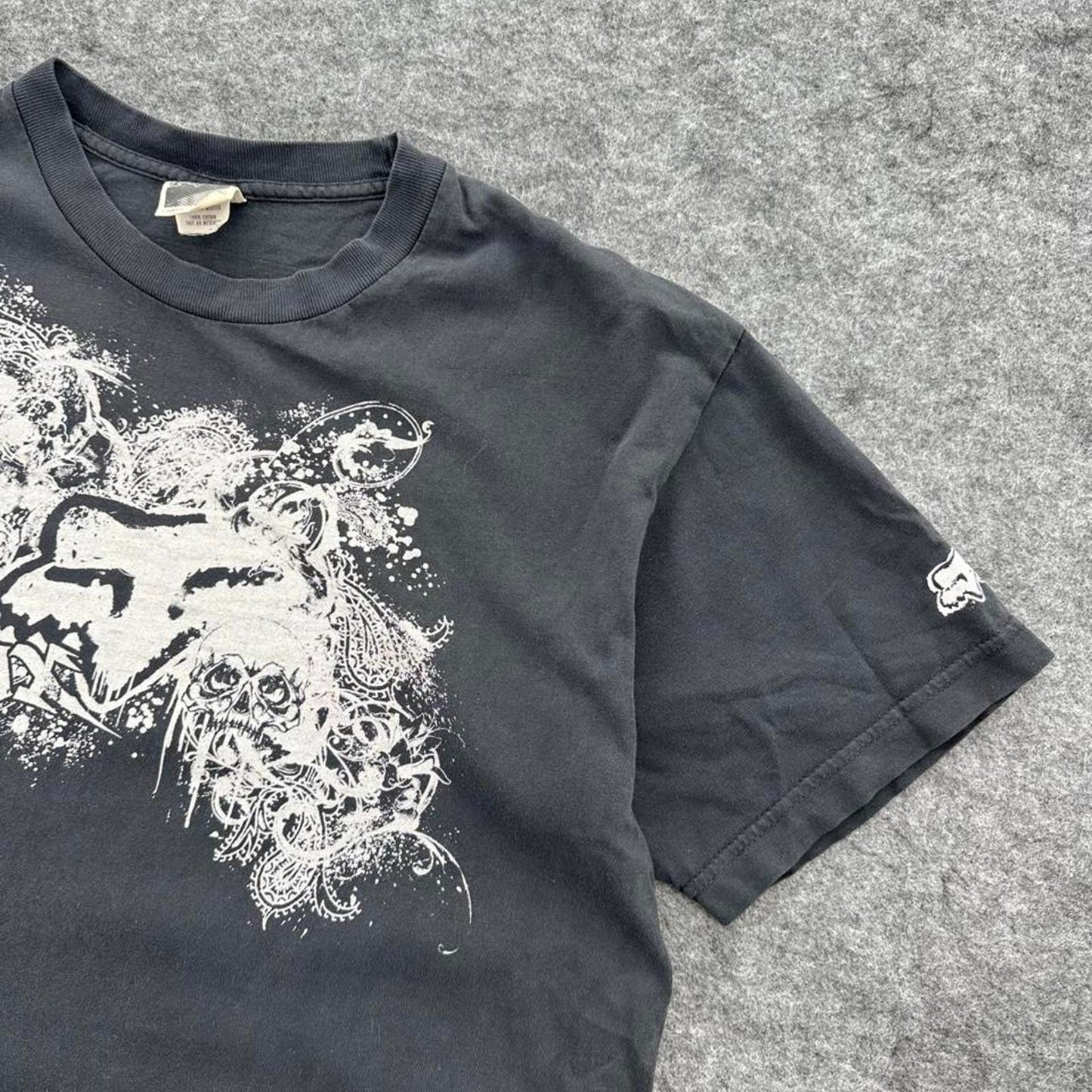 Fox racing black t shirt with
