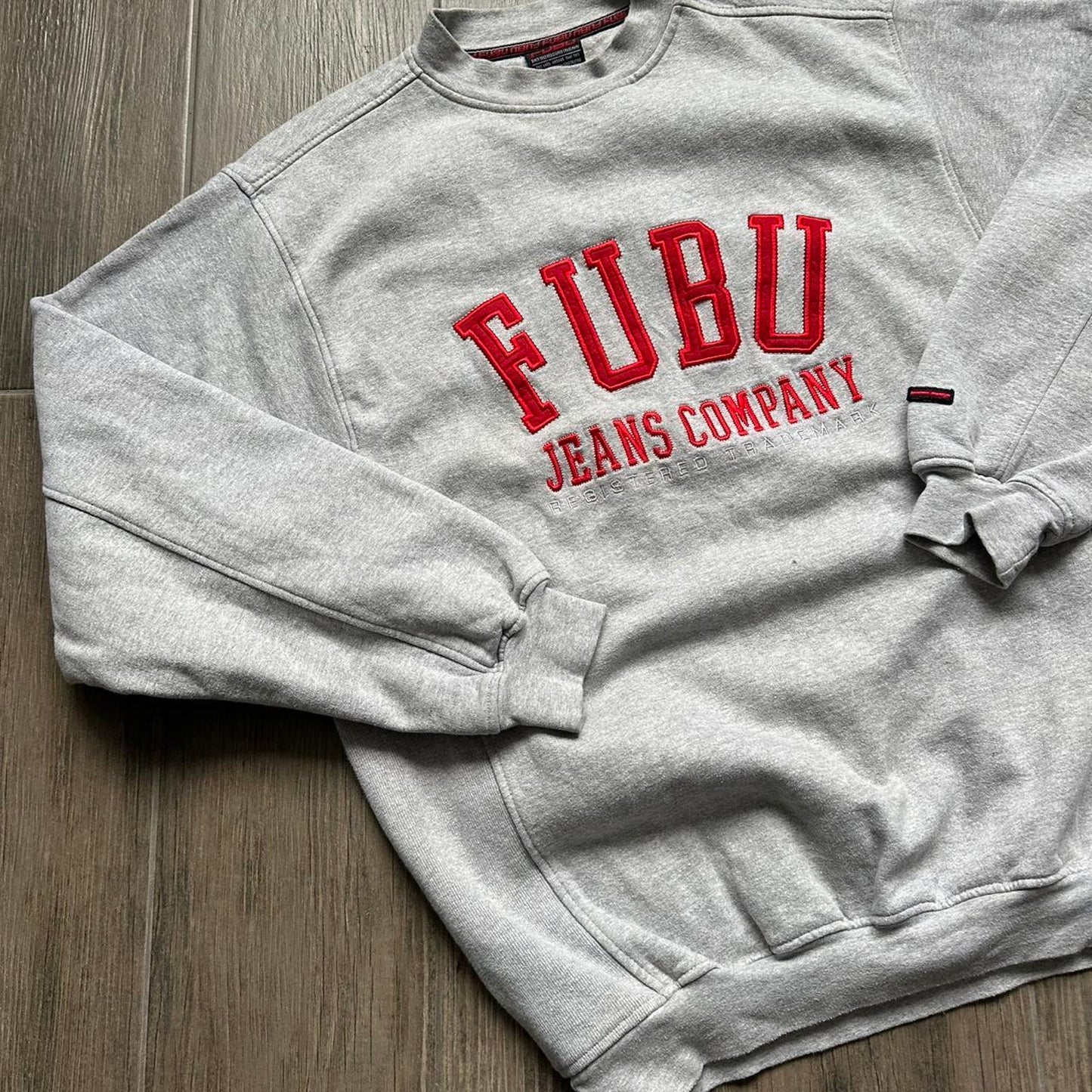 Fubu grey crewneck sweatshirt