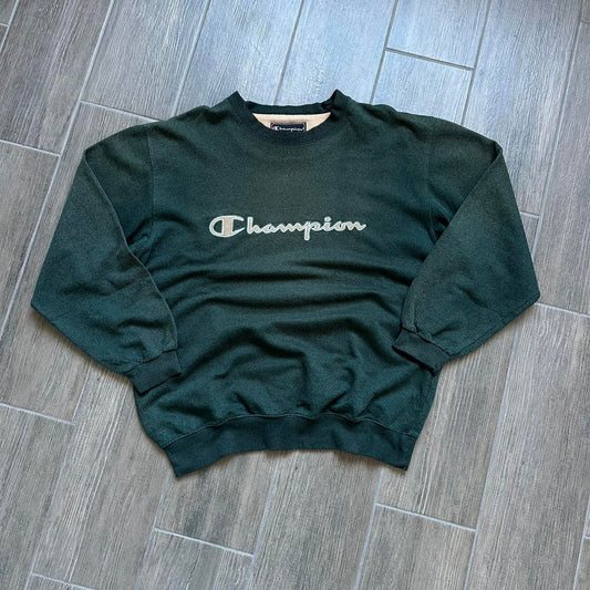 Champion green vintage L sweatshirt